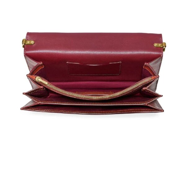 Coach 54652 Prairie Signature Riley Tan Rust Crossbody Bag - Picture 5 of 8